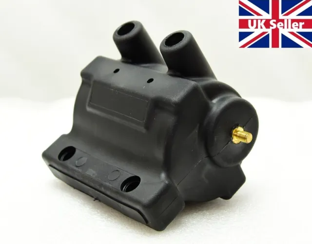 Dual Fire Twin Power Ignition Coil For Harley Sportster Big Twin 65-03, UK stock