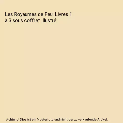 Les Royaumes de Feu: Livres 1 à 3 sous coffret illustré, Sutherland, Tui-T