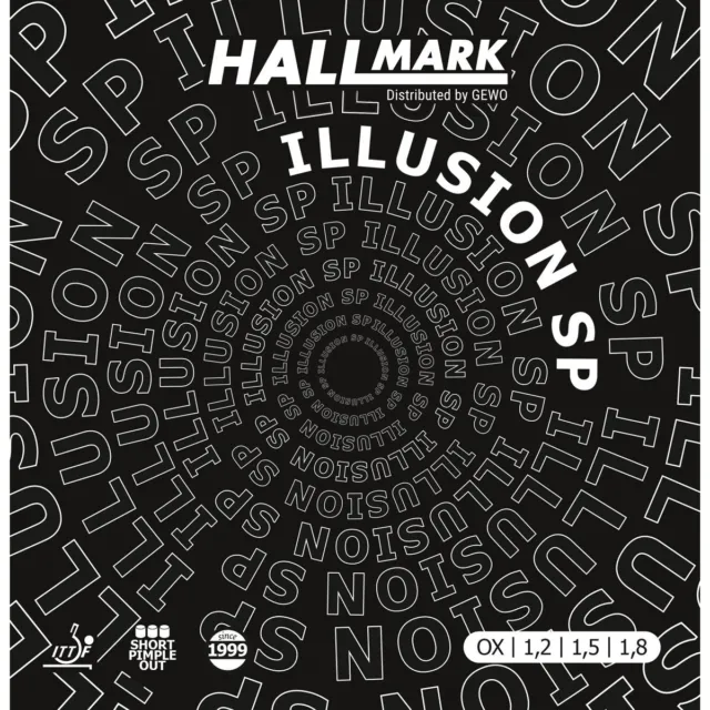 Table Tennis Rubber: Hallmark Illusion SP