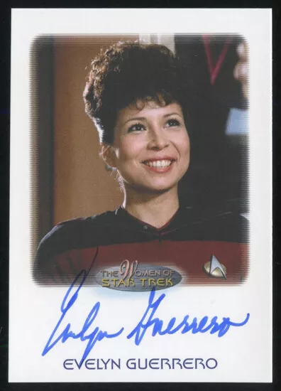 Women of Star Trek Art & Images - Evelyn Guerrero Autograph Card