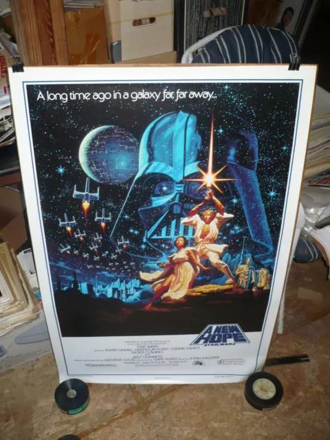 STAR WARS IV, A NEW HOPE, orig rolled 15th anniv  1-sh "B" / movie poster - 1992