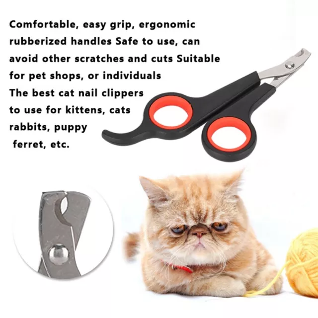 5 Pièces Chat Pet Coupe Ongles Professionnel Chien Toilettage Griffe Tondeuses