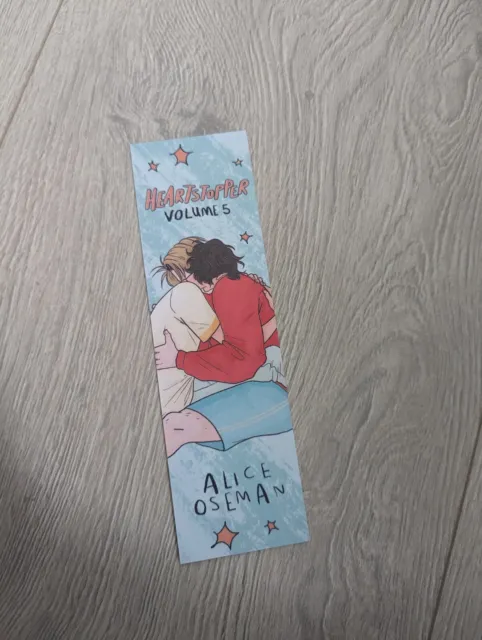 Alice Oseman 1 x bookmark for "Heartstopper 5