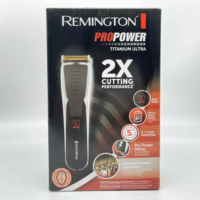 Remington HC7170 ProPower Titanium Ultra Haarschneider Netz-/Akkubetrieb Hinweis