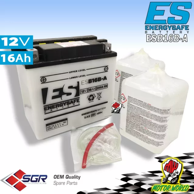 Batteria Es Battery Esb16B-A Suzuki Vx 800 1990 1991 1992 1993 1994 1995 1996