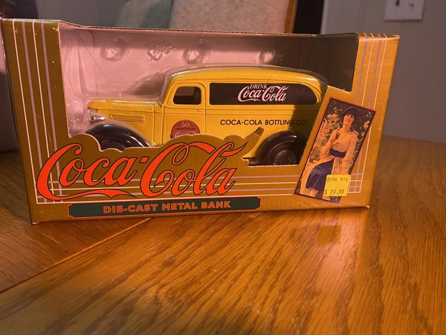 ERTL Coca Cola 1936 Chevrolet Delivery Panel Die Cast Metal Coin Bank