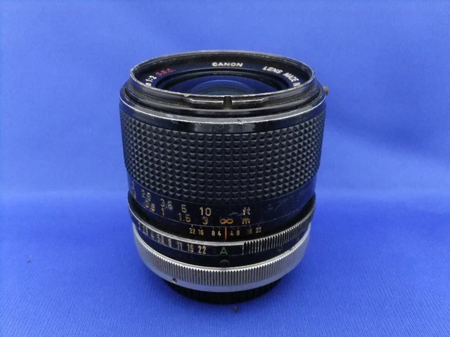 Poor Condition Canon Fd 35Mm F2 S.S.C. Interchangeable Lens