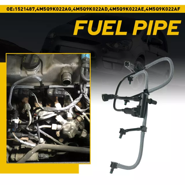 DIESEL FUEL RETURN Line Hose Leak Off Pipe with Sensor For Ford Focus