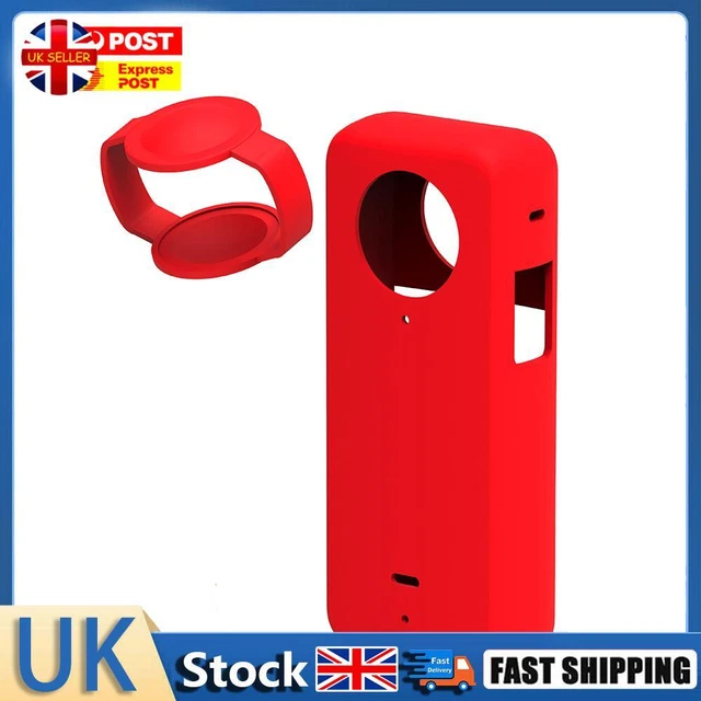 Soft Waterproof Panoramic Action Camera Protective Cover for Insta360 X3 (Red) H