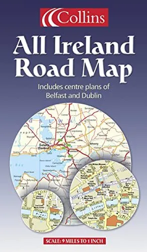 Road Map All Ireland by Harper Collins Publishers Sheet map, folded Book The