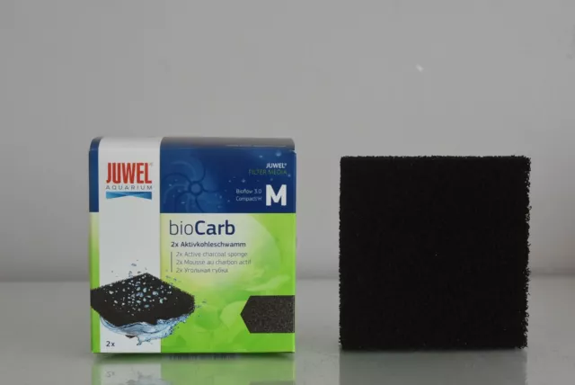 Aquarium Juwel Pièce de Rechange Grand Bio Carbone Filtre 12 x 2 CM Double De