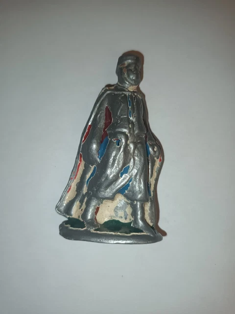 Cavalier Quiralu Plomb Creux - Figurine Restaurée - Méhariste, Spahis, Bédouin