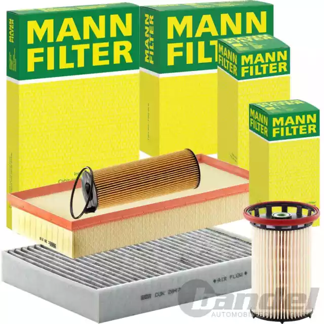 MANN FILTER FILTERSET passend für 3.0 d  PORSCHE CAYENNE 92A VW TOUAREG 7P5,7P6