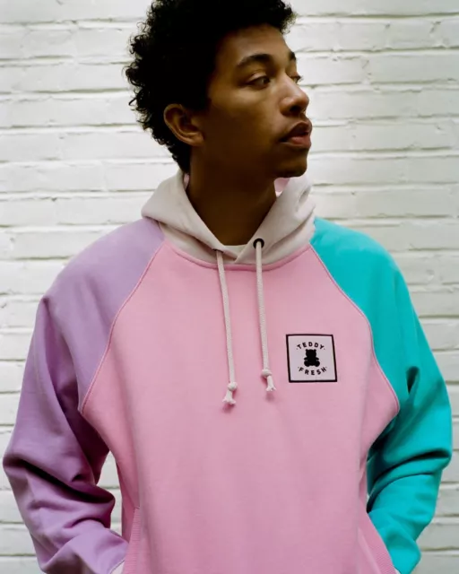 Teddy fresh color block hoodie cheap on sale