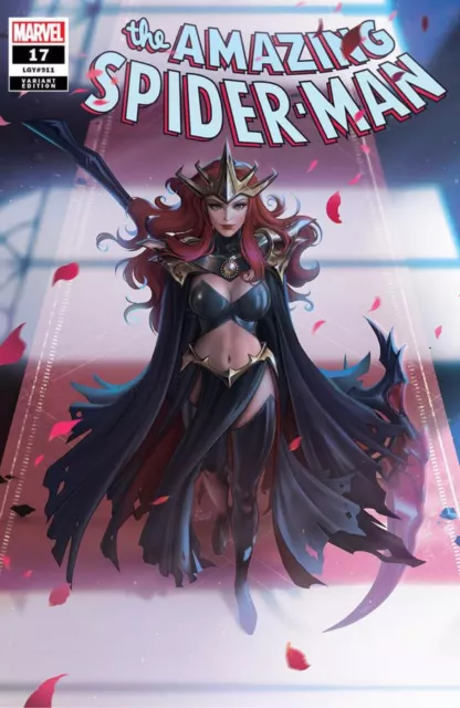 AMAZING SPIDER-MAN #17 (R1C0 EXCLUSIVE DARK WEB GOBLIN QUEEN VARIANT) ~ Marvel