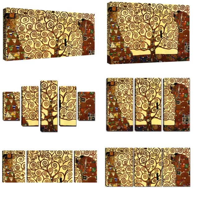 QUADRI MODERNI TELA CANVAS KLIMT PASSIONE LOVE CASA LIVING ARTE AMORE  100X70