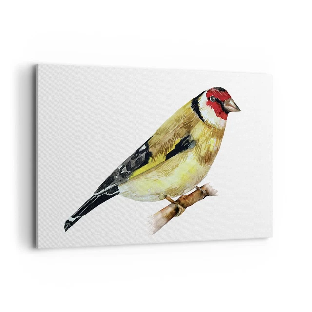 Deco Cadre Décoration Salon Soleil Plage Oiseaux Moderne Impression sur Toile 120x80cm Image Tableau Decoration Murale Chambre Horizontal Art Wall