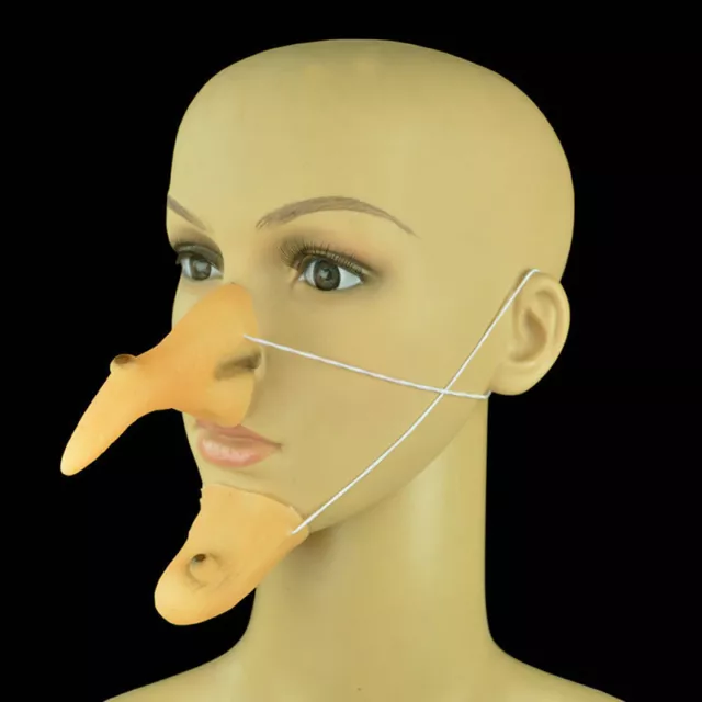 Funny Wicked Witch Nose And Chin Halloween Costume Decoration Gift Supplies[