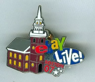 2007 eBay Live Boston Collectible Lapel/Hat Pin - Old North Church