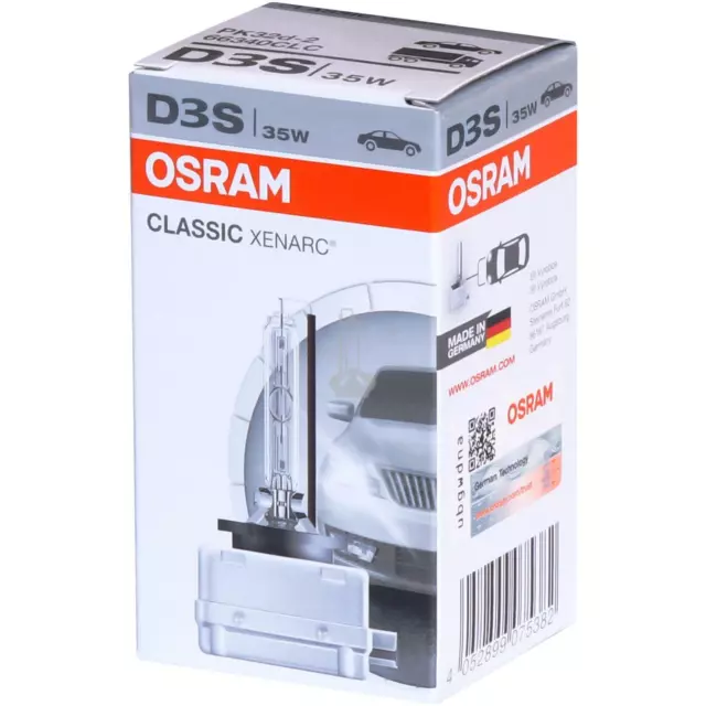 D3S Osram originale XENON LAMPADINA XENARC NUOVO NASCOSTO 66340CLC(SINGOLO)