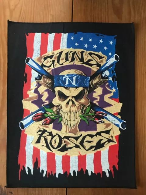 VINTAGE N.O.S GUNS N' ROSES backpatch back patch Brockum Tronseal Axl Slash rock