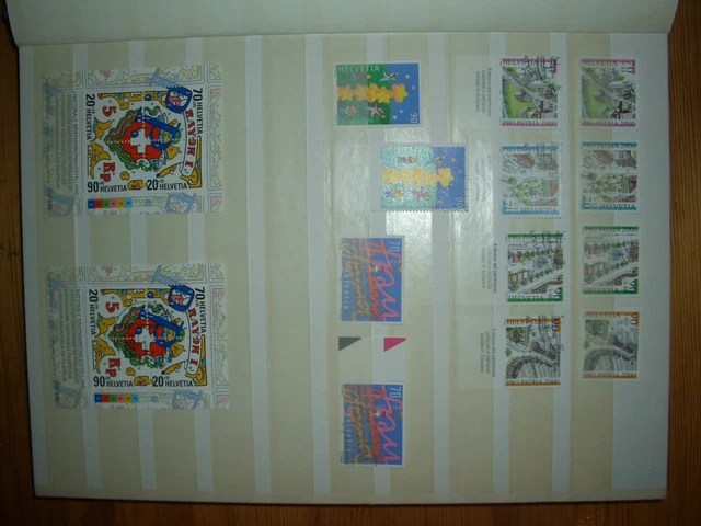 Schweiz Sammlung postfrisch und gestempelt ca. 00er J. Franco 255,65 CHFR!