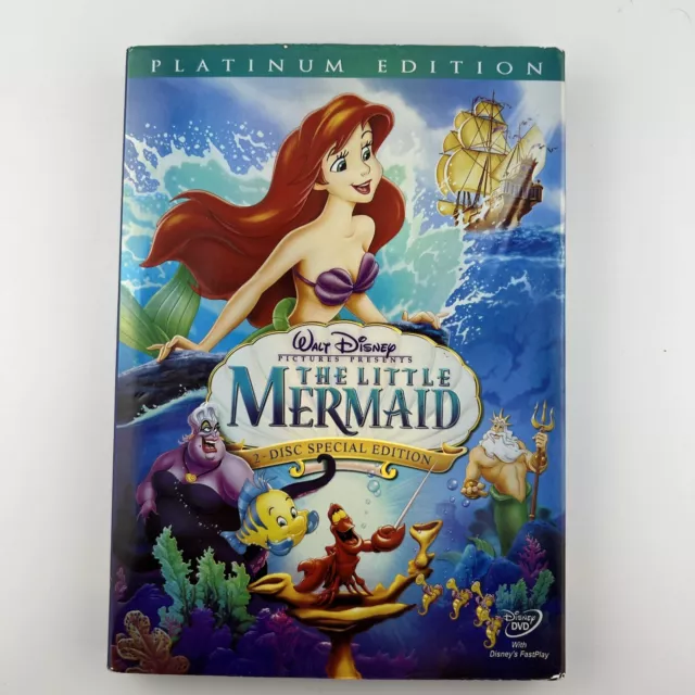 Disney The Little Mermaid DVD 2 Disc Platinum Special Edition