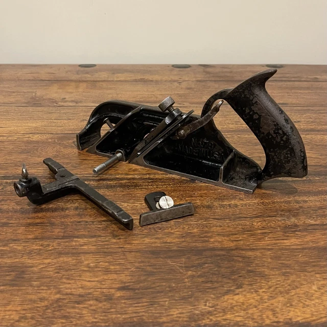 Vintage Stanley Sweetheart USA No 78 Duplex Rebate Plane; Inc Fence & Stop