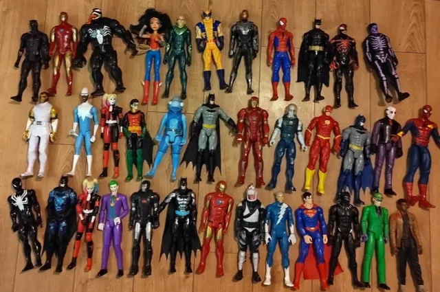 Marvel DC starwars 12" titan action figure bundle 5 toys picked at random joblot