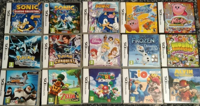 NINTENDO DS REPLACEMENT Game Case Original Art Work Manuals No