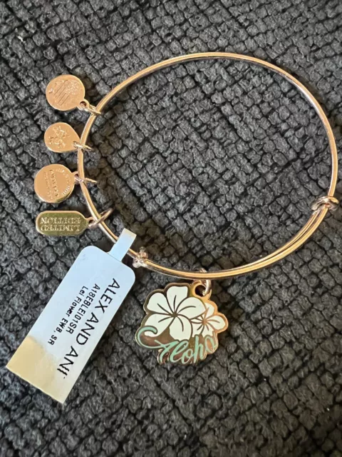 Alex and Ani BNWT Hawaii Bracelet ALOHA Rose Gold Color Limited Edition