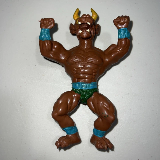 Figurine Bootleg Galaxy Heroes Muscle Warriors 1985 - Dinosaure Cheval, Style MOTU, Occasion Bon état