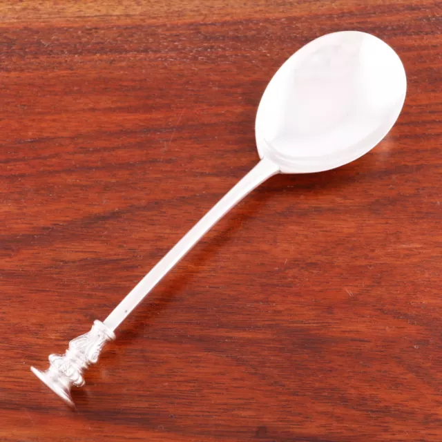 William Turton English Georgian Sterling Serving Spoon Seal Top, Fig Bowl 1774