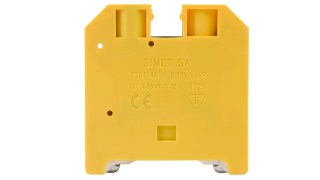 Bloque de abrazadera protectora 16mm2 verde-amarillo ZSO1-16,0 14603319 /T2DE