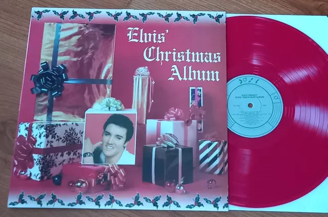 ELVIS PRESLEY Elvis' Christmas Album VINYLE ROUGE Limté 1000ex LP EUROPE 2010