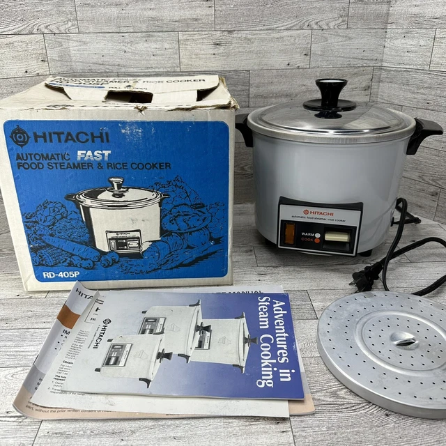 VINTAGE HITACHI RD405P ChimeOMatic Automatic Rice Cooker Veggie