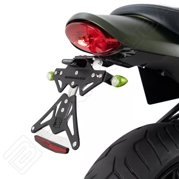 BARRACUDA Support Plaque D'Immatriculation Aluminium Réglable Kawasaki Z 900 Rs