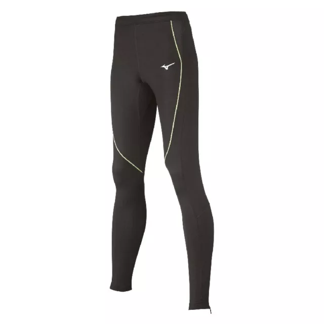 Mizuno Pantalone Team Premium Long Tight, Donna -  09 (Nero)