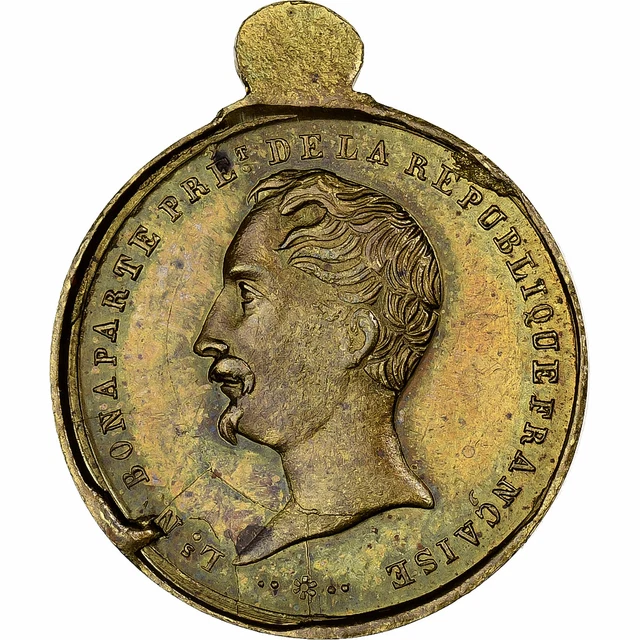 Médaille Française J. Lagrange Ca1900 - Bronze 63g, 51.3mm, état BB2