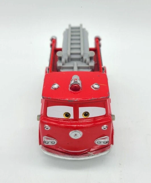 Lightning McQueen Feuerwehrauto Spielzeug – Pixar Cars Reibungsauto Mit Leiter Für Kinder Ab 3 Jahren