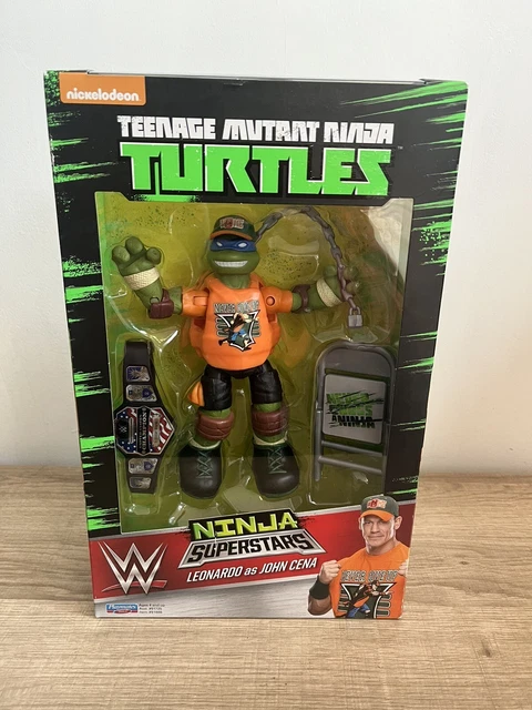 TEENAGE MUTANT NINJA Turtles Series 1 WWE 6 Leonardo as John Cena