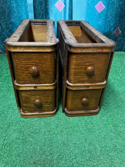 Antique Singer Treadle Sewing Machine Cabinet #2 Drawers and Frames