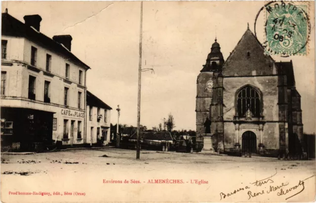 CPA Environs de Sees - Almeneches - L'Eglise (259061)