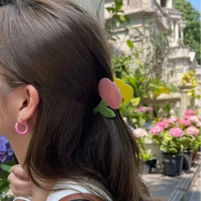 2 fermagli per capelli in stile coreano con strass rossi, forcine rettangolari lucide, lussuose forcine per capelli da matrimonio, accessori per capelli per donne e ragazze, per la cura dei capelli