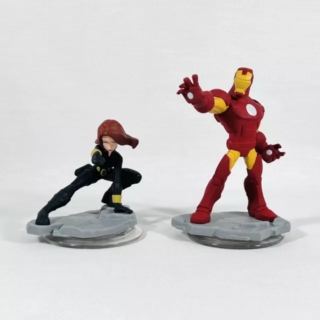 Disney Infinity 2.0 - Black Widow & Iron Man Character Figures - The Avengers