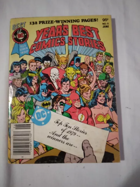 Best of 1979. Top 10 Stories, Blue Ribbon Digest. Year's Best Stories. DC Comics