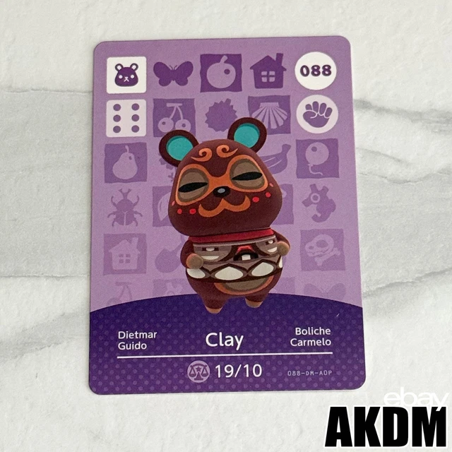 Carte Amiibo Animal Crossing 054 Mina (Deena) Série 1 - EUR - Near Mint