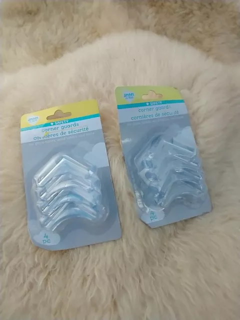Safety Corner Guards 2 SEPARTATE PACKS OF 4-COUNT - OPEN BOX BUY