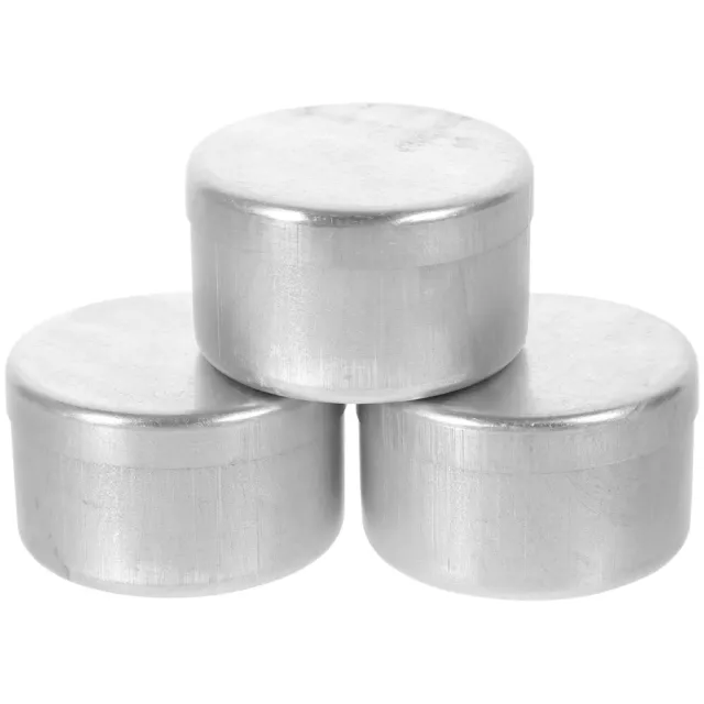 Bocaux ronds en aluminium, supports de pesage d'instruments de laboratoire,