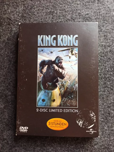 King Kong (2 Disc Limited Edition - DVD im Pappschuber) sehr guter Zustand!-X19-